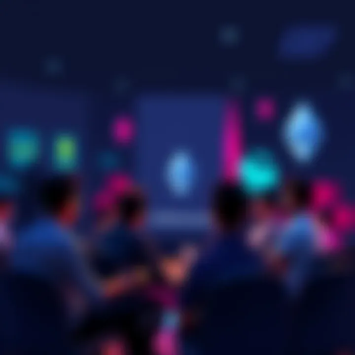 People engaging in a discussion about Ethereum topics and news