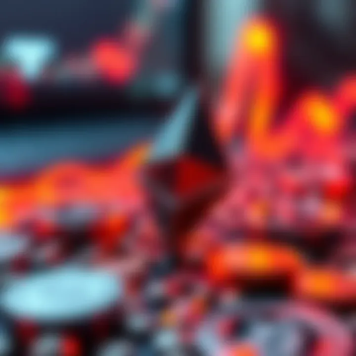 A graphic showing a drop in Ethereum transaction fees, highlighting fractions of a penny, with a digital currency theme