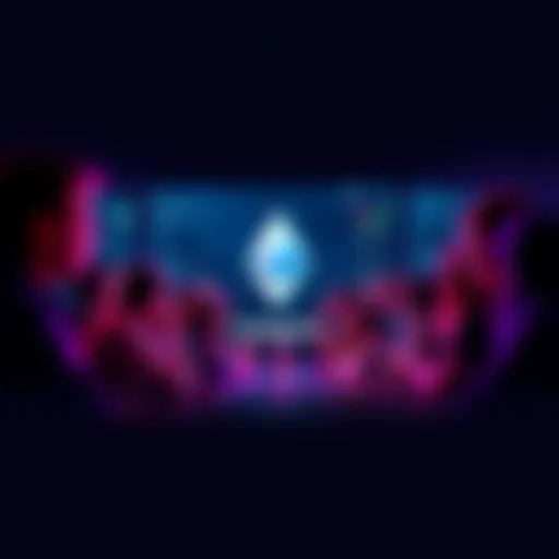 People engaging in a discussion about Ethereum in an online forum, sharing news and updates.