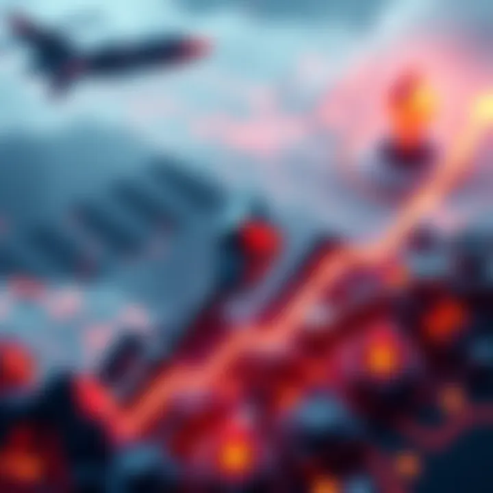 A graphic showing Ethereum's potential growth with upward arrows and symbols of investment