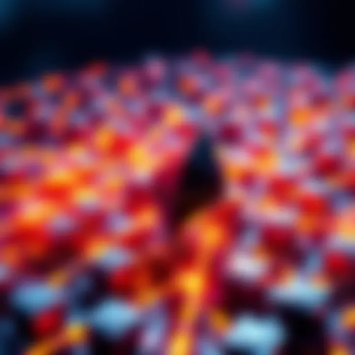 A visual representation of Ethereum's Layer 2 solutions with interconnected chains and blocks.