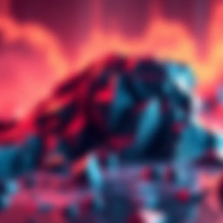 Illustration depicting Ethereum's price fluctuations and market analysis trends