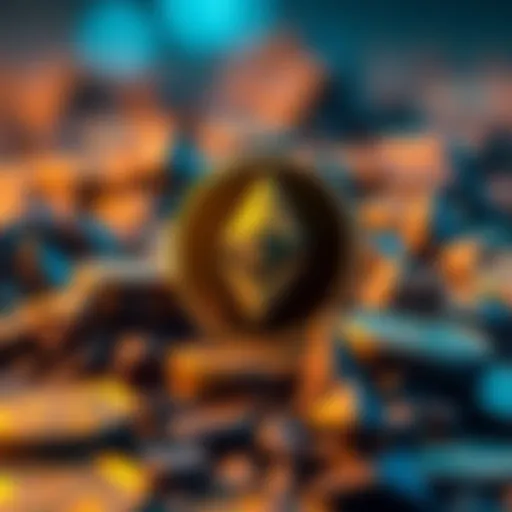 A graphic showing Ethereum's dominance with 53% of the total stablecoin supply, highlighting its impact on the crypto market.