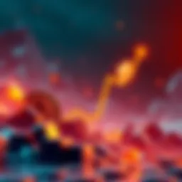 Graphic showing a rising graph representing Ethereum stablecoin transfers reaching $8 trillion