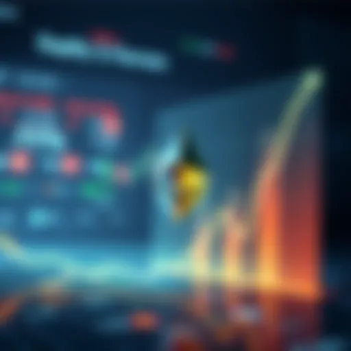 Graph showing Ethereum supply on exchanges dropping to 11%, indicating potential market implications