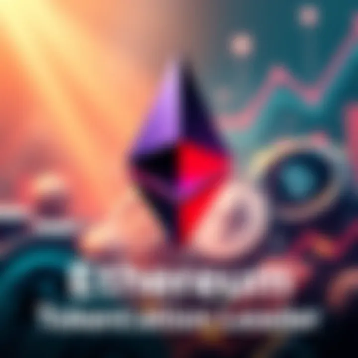 A visual representation of Ethereum's role in tokenization, featuring digital assets and market growth