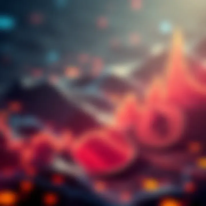 A graphic showing a spike in Ethereum transactions alongside fluctuating market prices, symbolizing network resilience.