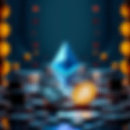 A graphic showing Ethereum logo with multiple wallet icons around it, representing 182 million holders.