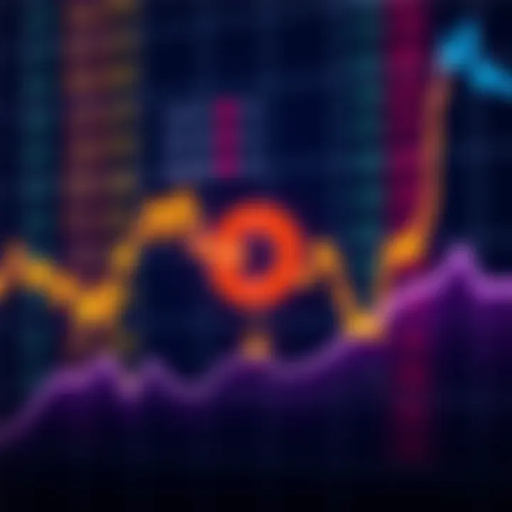 A graphic showing a downward trend in cryptocurrency values with a broken link symbol representing EurD's exit from Quantoz.