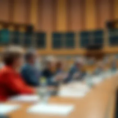 Members discussing the impact of the Orange Plague on policies in the European Parliament