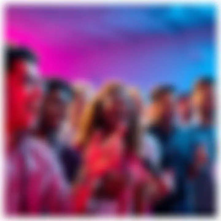 A diverse group of contestants eagerly discussing the recent increase in a competition prize pot, showcasing their enthusiasm and hope.