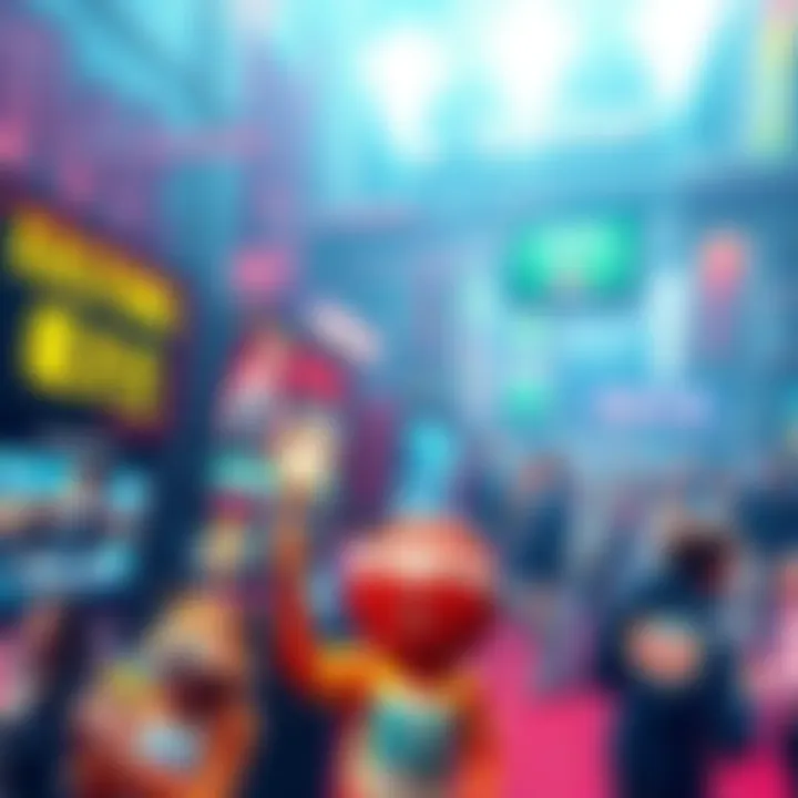 A collage of exciting news stories from around the world, featuring colorful banners and dynamic visuals.