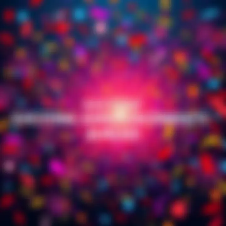 A colorful explosion of confetti and excitement representing upcoming announcements in December.