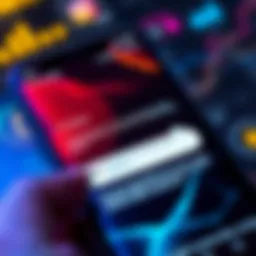 Close-up of a smartphone displaying the Exodus Wallet app with error messages and transaction delays visible on the screen.