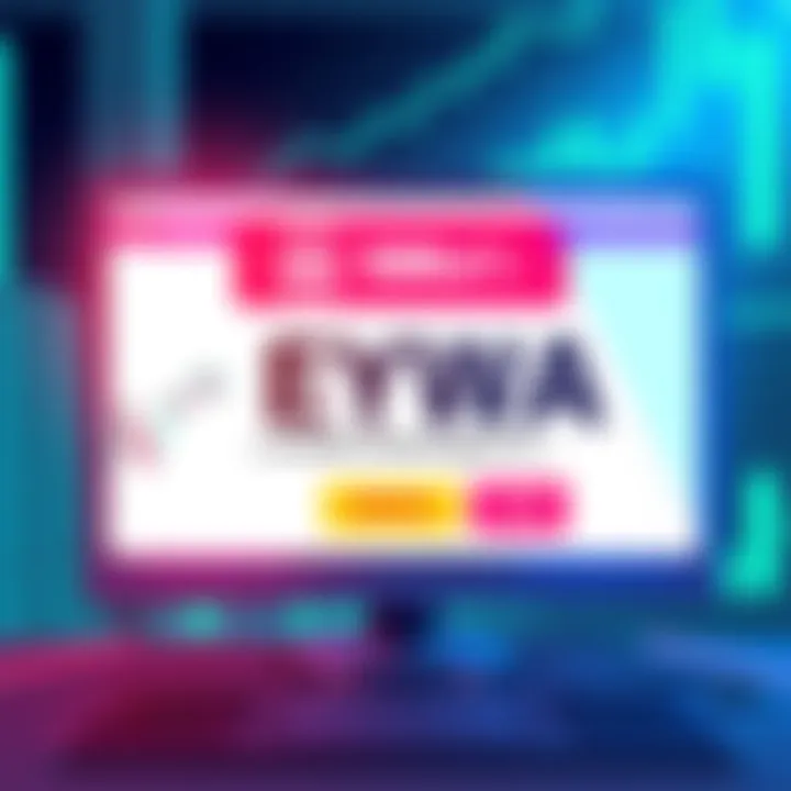 Graphic showing a warning about the EYWA trading pair delisting on BitMart, with an illustration of a computer screen displaying a cryptocurrency exchange platform and a cancel button.