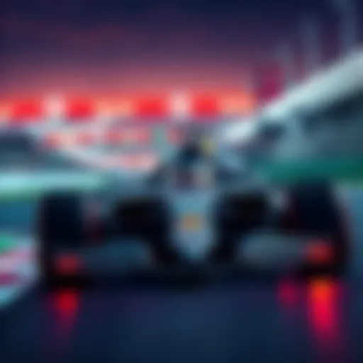 An F1 car racing on the Suzuka Circuit during the Japanese Grand Prix weekend