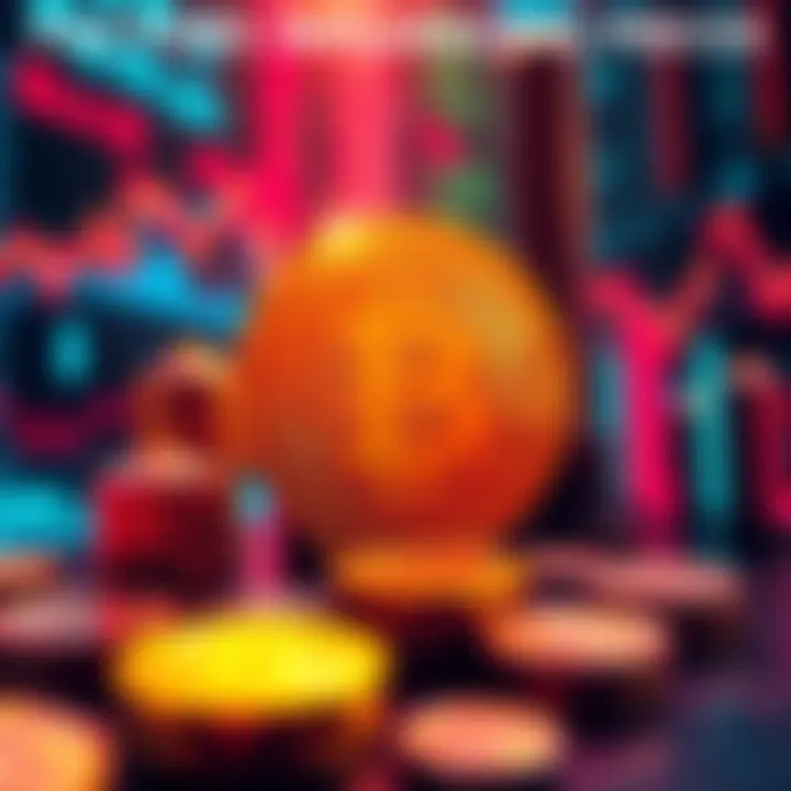 Visual representation of Bitcoin pricing factors including market demand, trading volumes, and algorithms