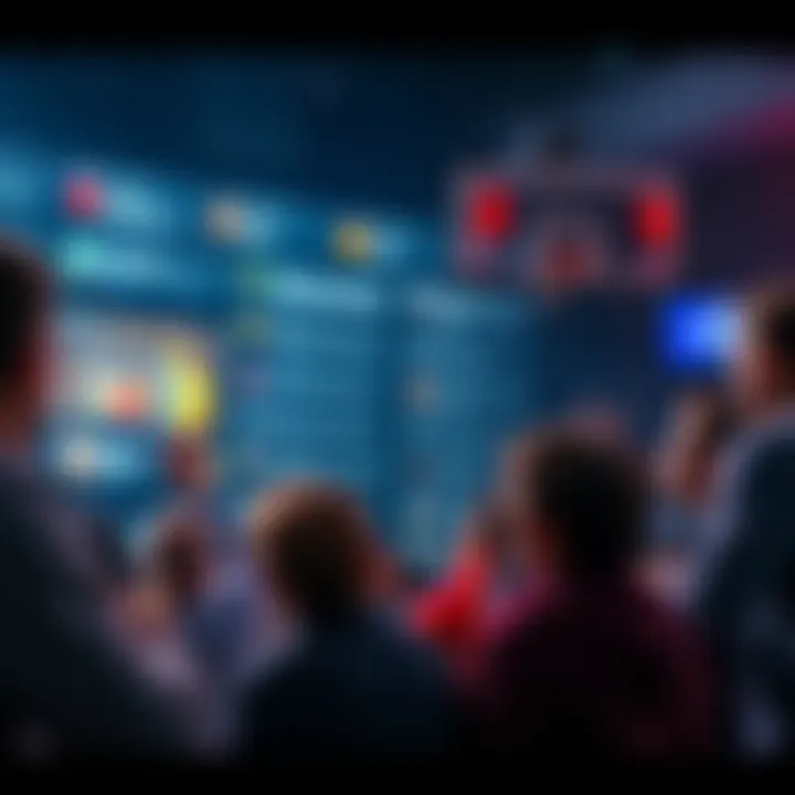 A group of passionate basketball fans arguing in an online forum about LeBron James, with various colorful comments visible on the screen.