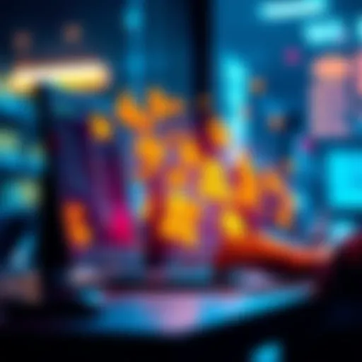 A person using a computer to send multiple tokens to different wallets quickly and efficiently.