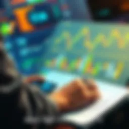 A person analyzing financial charts and strategies with a calculator and notebook, representing mastering liquidity in finances.