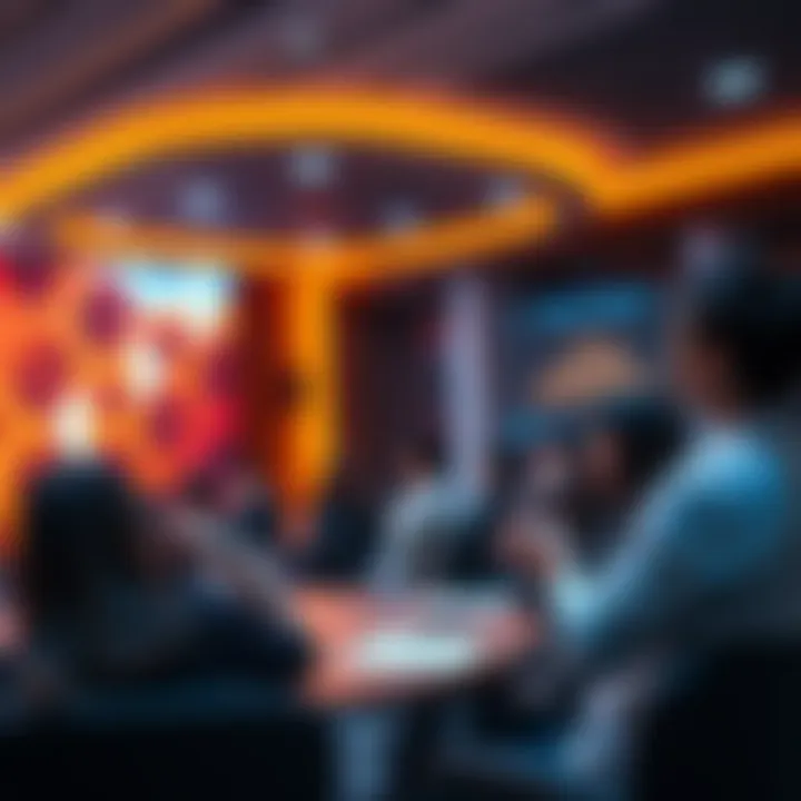 BitMart's CEO discussing Web3 and AI at HKU's event with students