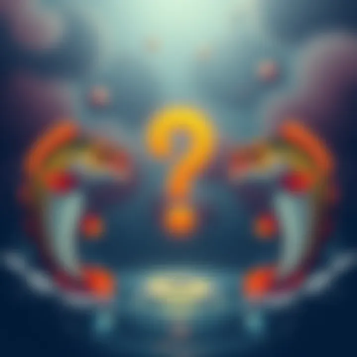 Illustration showing two fishing styles, one representing Fishing V1 and the other Fishing V2, with a question mark in between, symbolizing the discussion about their potential return or alternation.