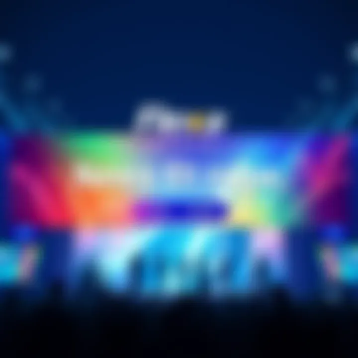 Flexa Europe Announcement Banner A colorful banner promoting Flexa Europe's announcements with the time and date details