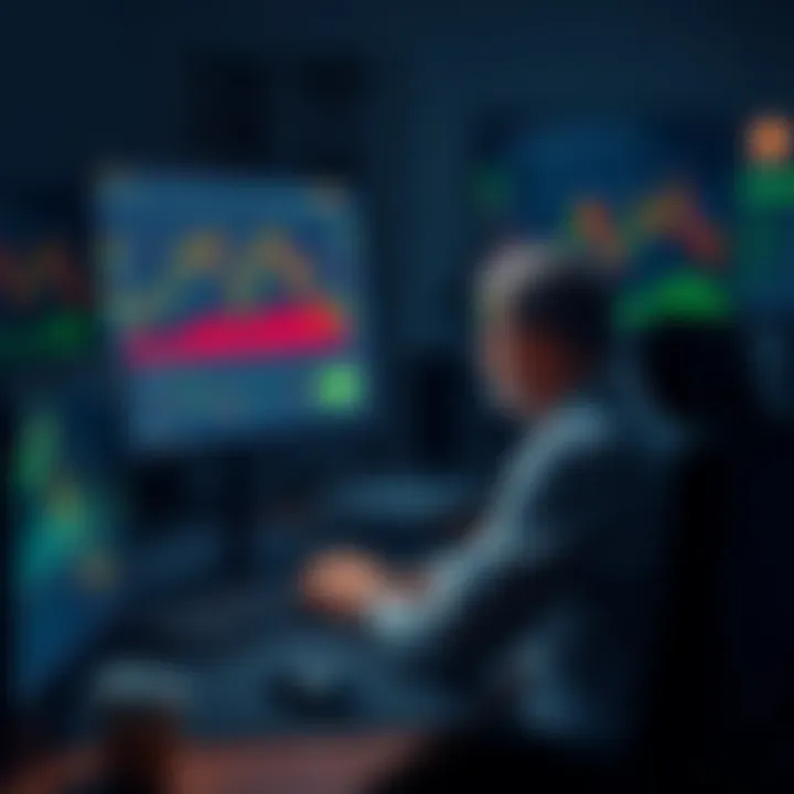 A former multi-coin trader sits at a desk, looking at a computer screen with Bitcoin charts, symbolizing his struggle to rebuild after losing everything in 2021.