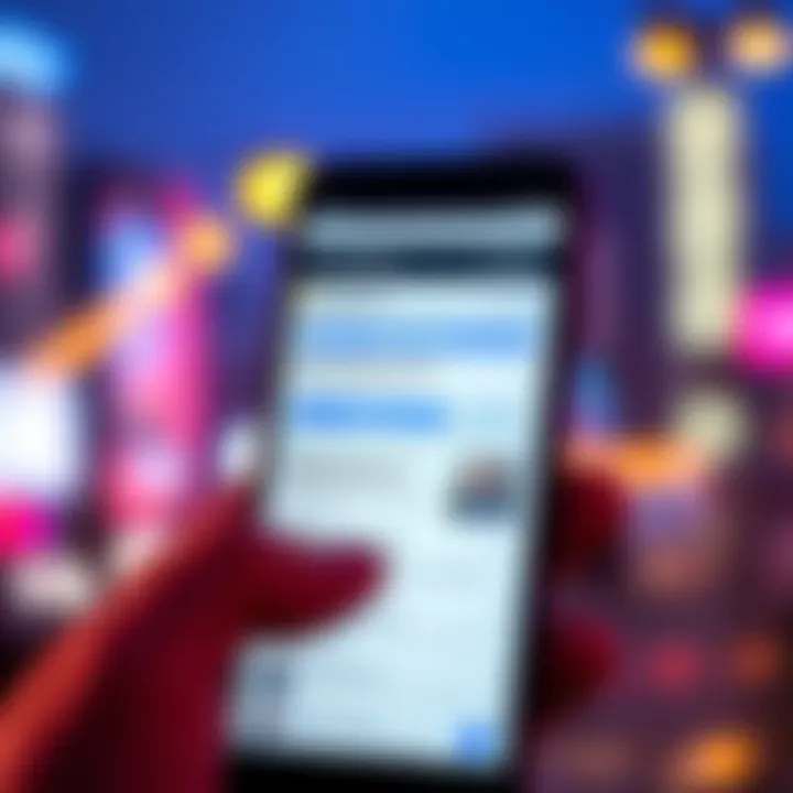 A smartphone displaying a forum page with visible ads, showcasing free content access for users.