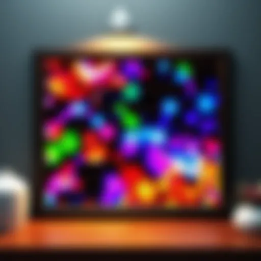 A beautifully framed Ensky 1000 piece puzzle showcasing vibrant colors, perfect for a 50th anniversary gift.