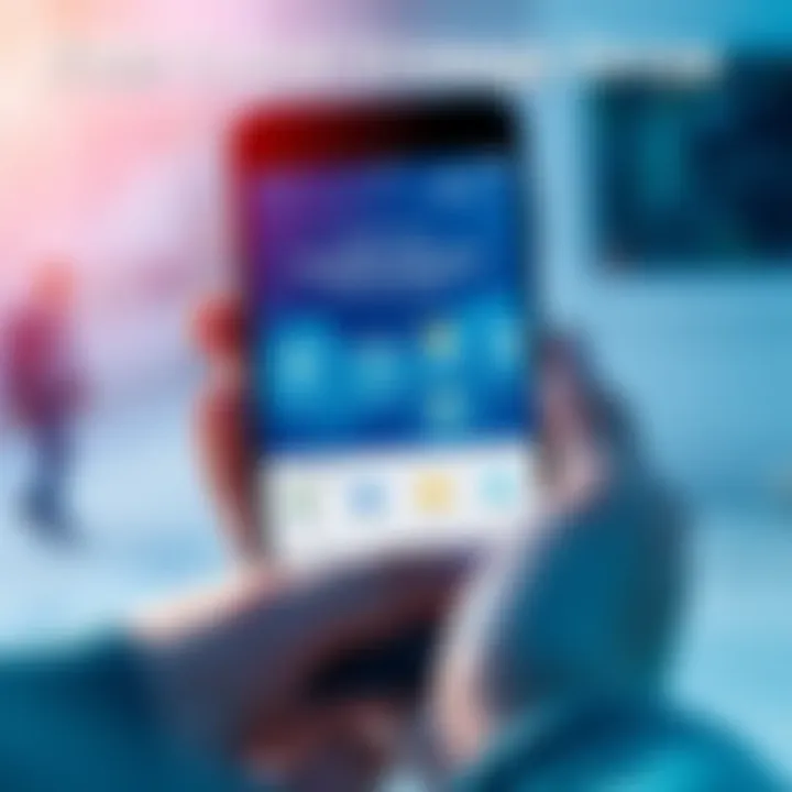 Free Cloud Storage Offer A smartphone displaying SIA app with a 50 GB free storage offer on the screen, showcasing various file types being stored securely in the cloud.