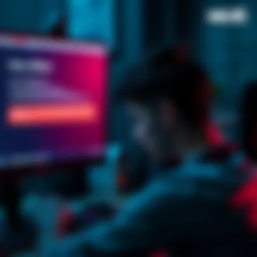 A frustrated person looking at a computer screen with error messages while trying to access Mexc in France