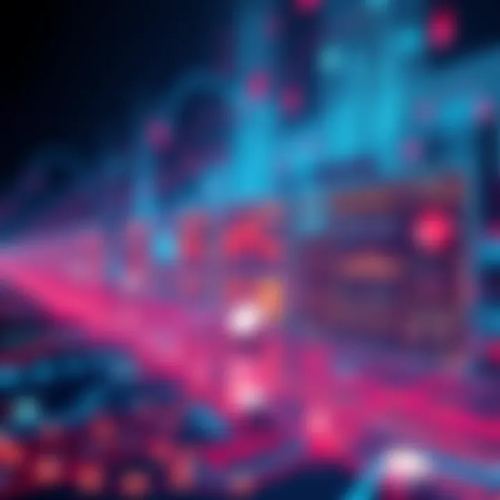 Illustration of an AI platform connecting and verifying information with a user interface showing data streams and sources.