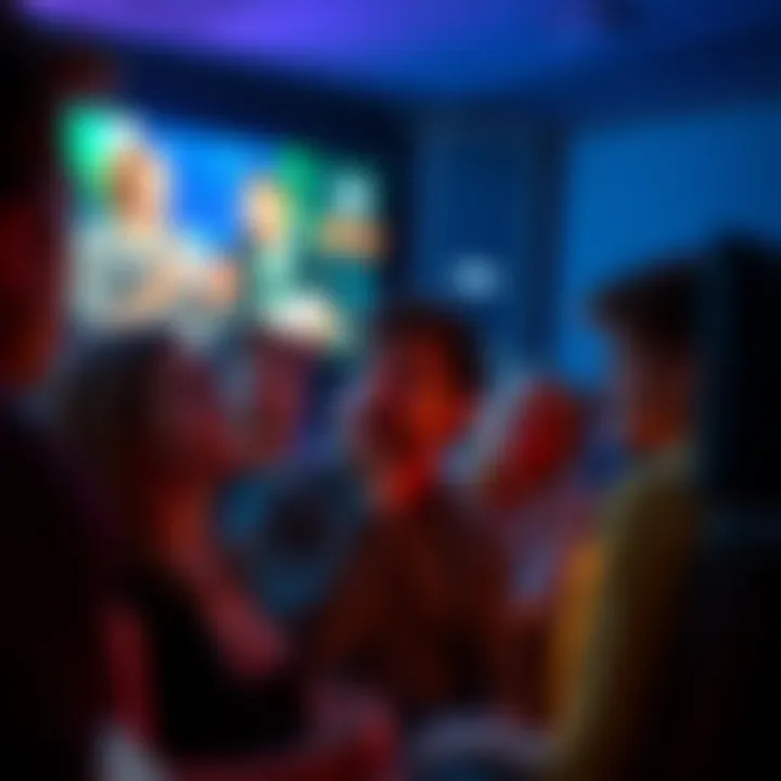 People showing disappointment while watching entertainment on TV