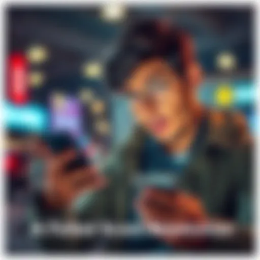 A person with a disappointed expression checking their phone for support after a scam incident