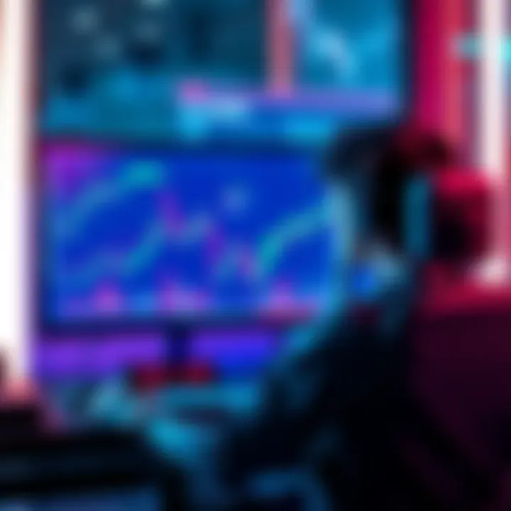 A person sitting at a computer looking confused while checking their Kraken Pro earnings, with charts showing minimal rewards on the screen.
