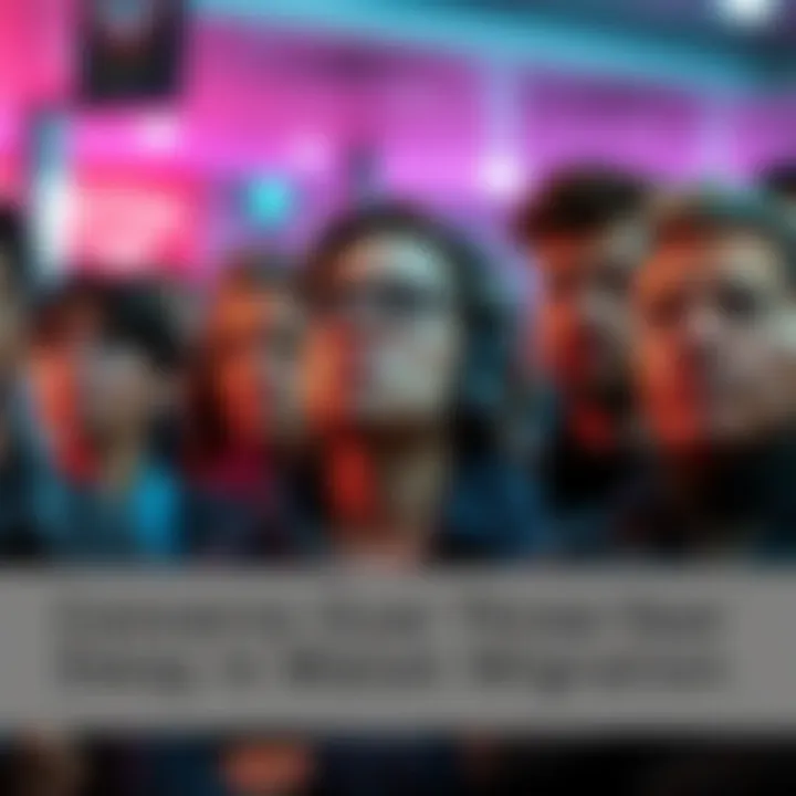 A group of people looking anxious as they wait for updates on wallet migration, showing signs of frustration and impatience