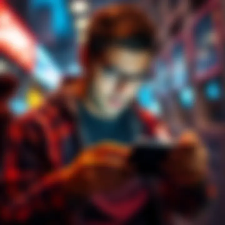 A person showing frustration while trying to access an app on their smartphone