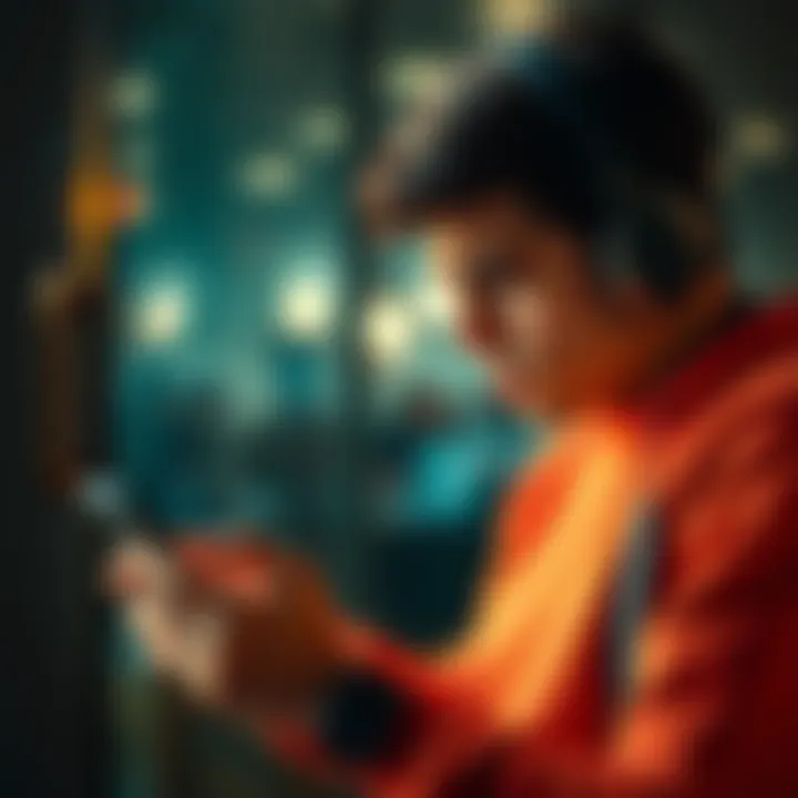 A person looks frustrated while checking their phone, expecting a support response that hasn't arrived yet