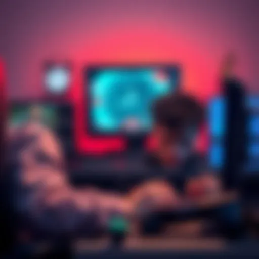 A player showing frustration while playing a minigame on a console, with a clock showing time passing, representing wasted time.