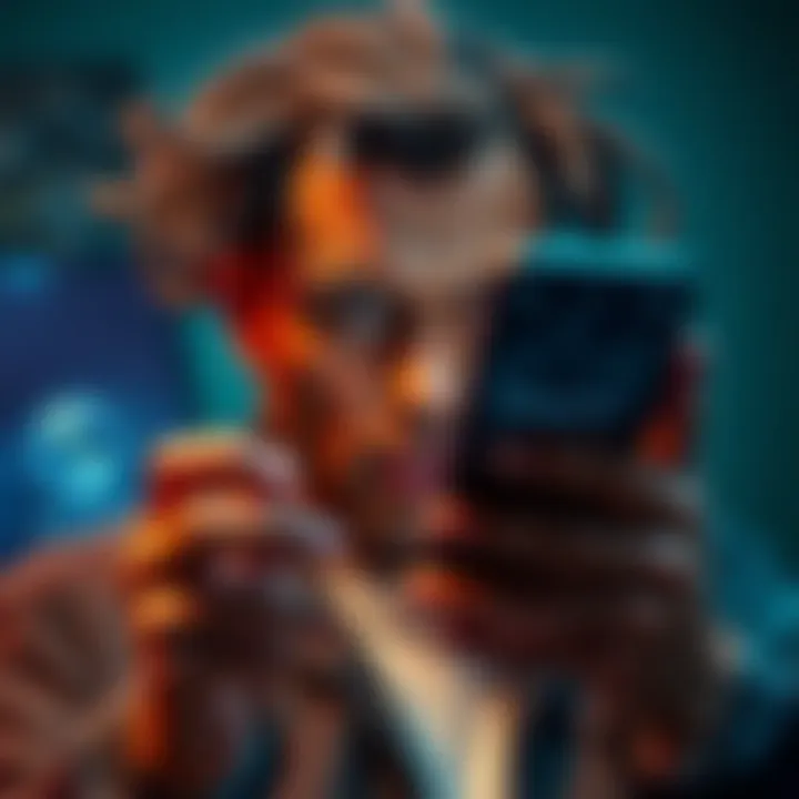 A person looking frustrated while attempting to access the Atlas Earth app on their smartphone, showing a loading screen with an error message