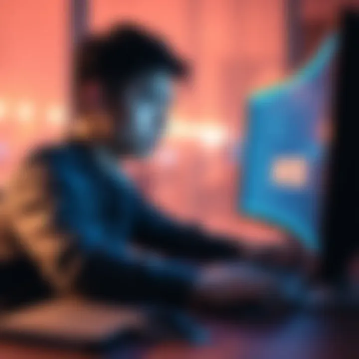A person looking frustrated while trying to access their locked account on a computer