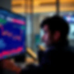 A person showing frustration while viewing a crypto exchange website with high fees and withdrawal issues