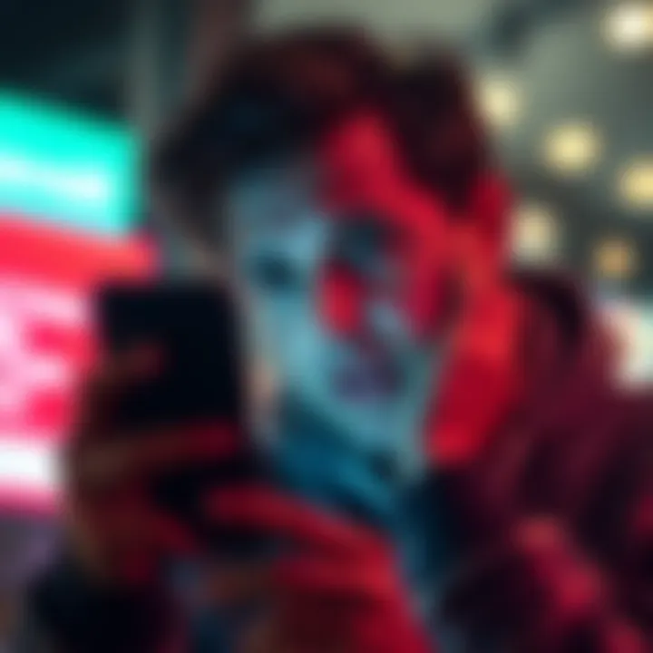 A frustrated person staring at their phone, showing disappointment with Revolut's support