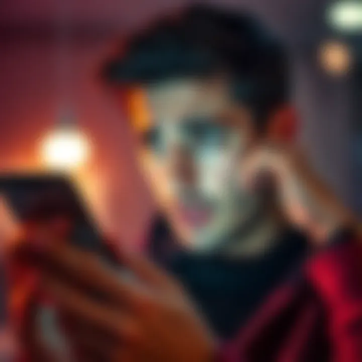 A person looking frustrated while trying to set up a digital wallet on a smartphone, showing signs of struggle with error messages on the screen.
