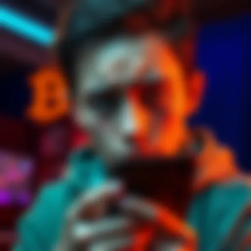 A young person looks distressed while trying to access their Bitcoin wallet, highlighting struggles with ID requirements and account freezes.