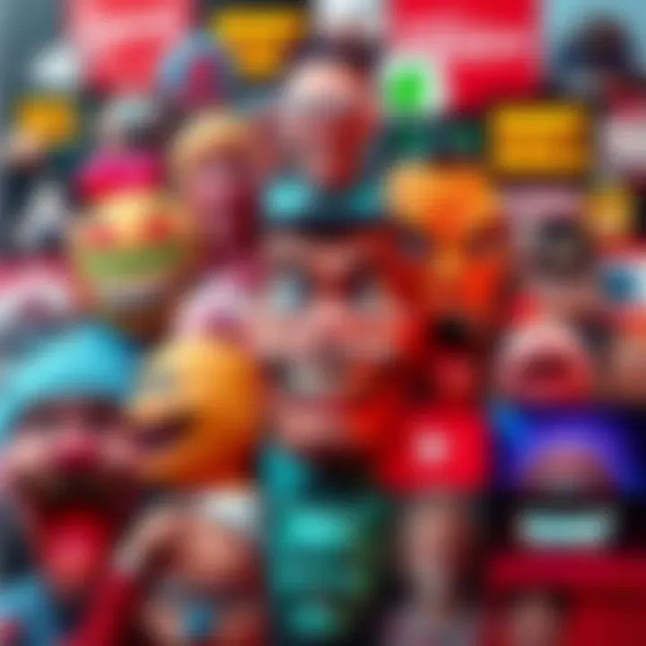 A collage of popular memes from 2026 that showcase various humorous trends