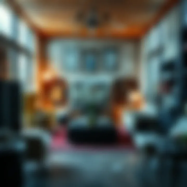 Living space furniture collection A collection of furniture items showcasing a realistic post-apocalyptic style with wear and tear, featuring a well-designed living room scene.