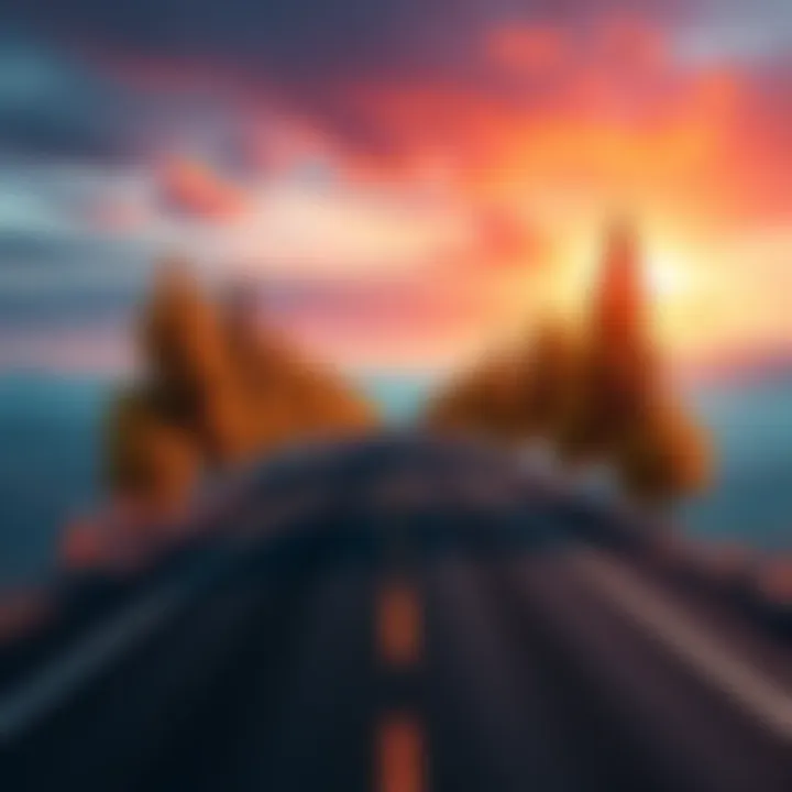 Future Directions for 2026 A road leading into the horizon with trees on both sides, symbolizing the journey ahead towards 2026.