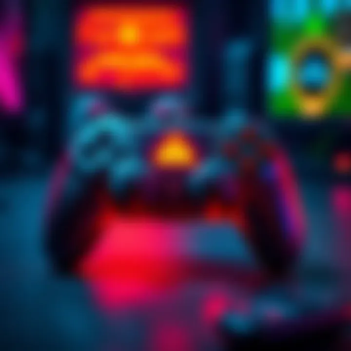 A graphic showing a game controller with a warning sign, indicating a service interruption.